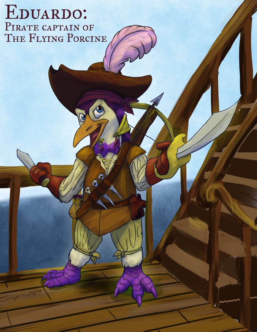Eduardo 3: Pirate Captain of the Flying Porcine